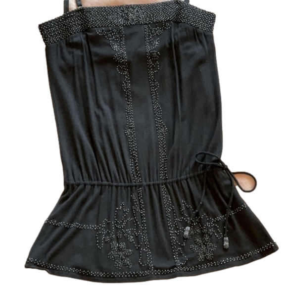 𝅺NWOT Tristan bead embellished strapless top - M - Picture 3 of 7